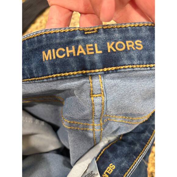 Michael Kors Women's Selma Skinny Jeans Medium Wash Size 12 - Picture 5 of 8